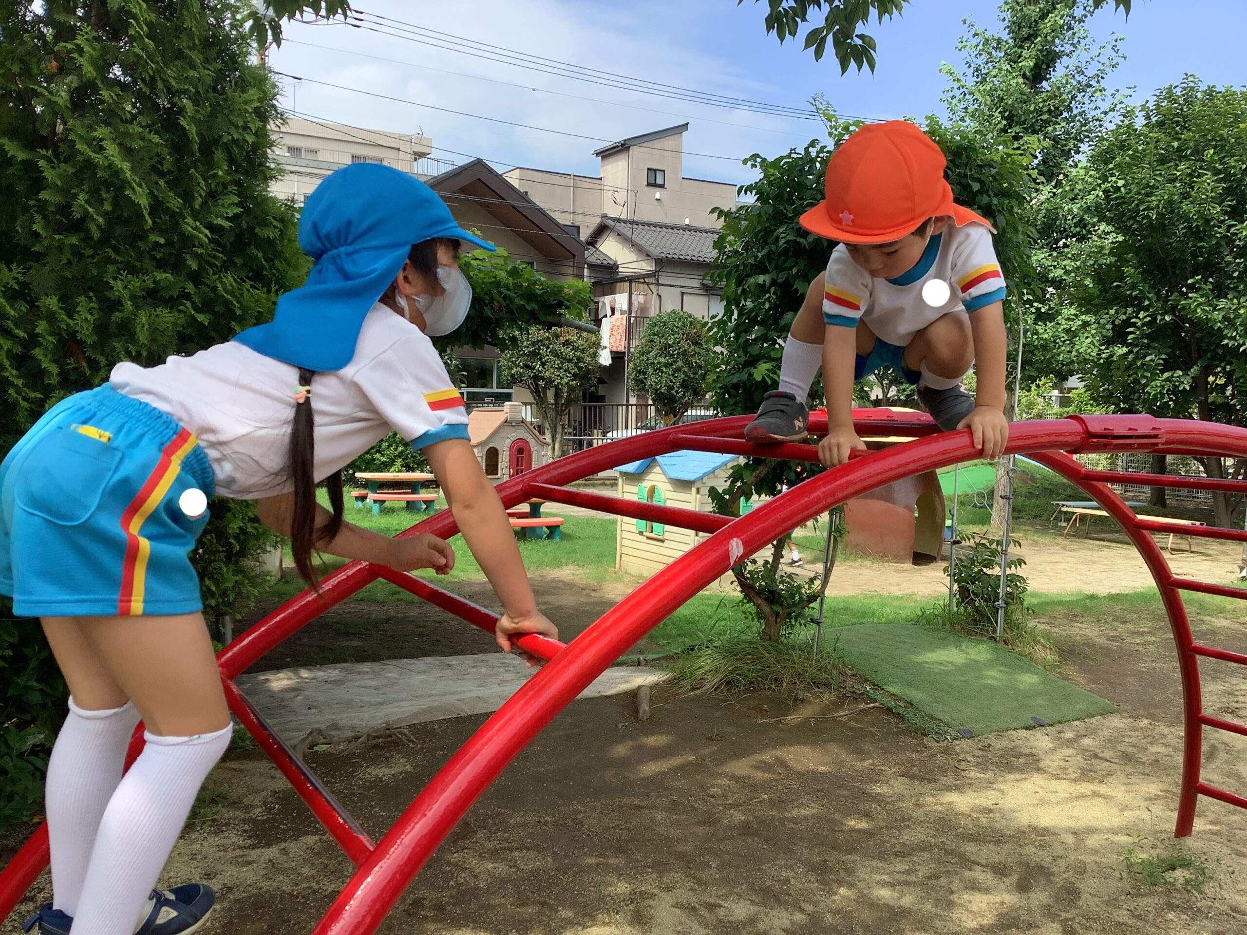 元気に外遊び☀️