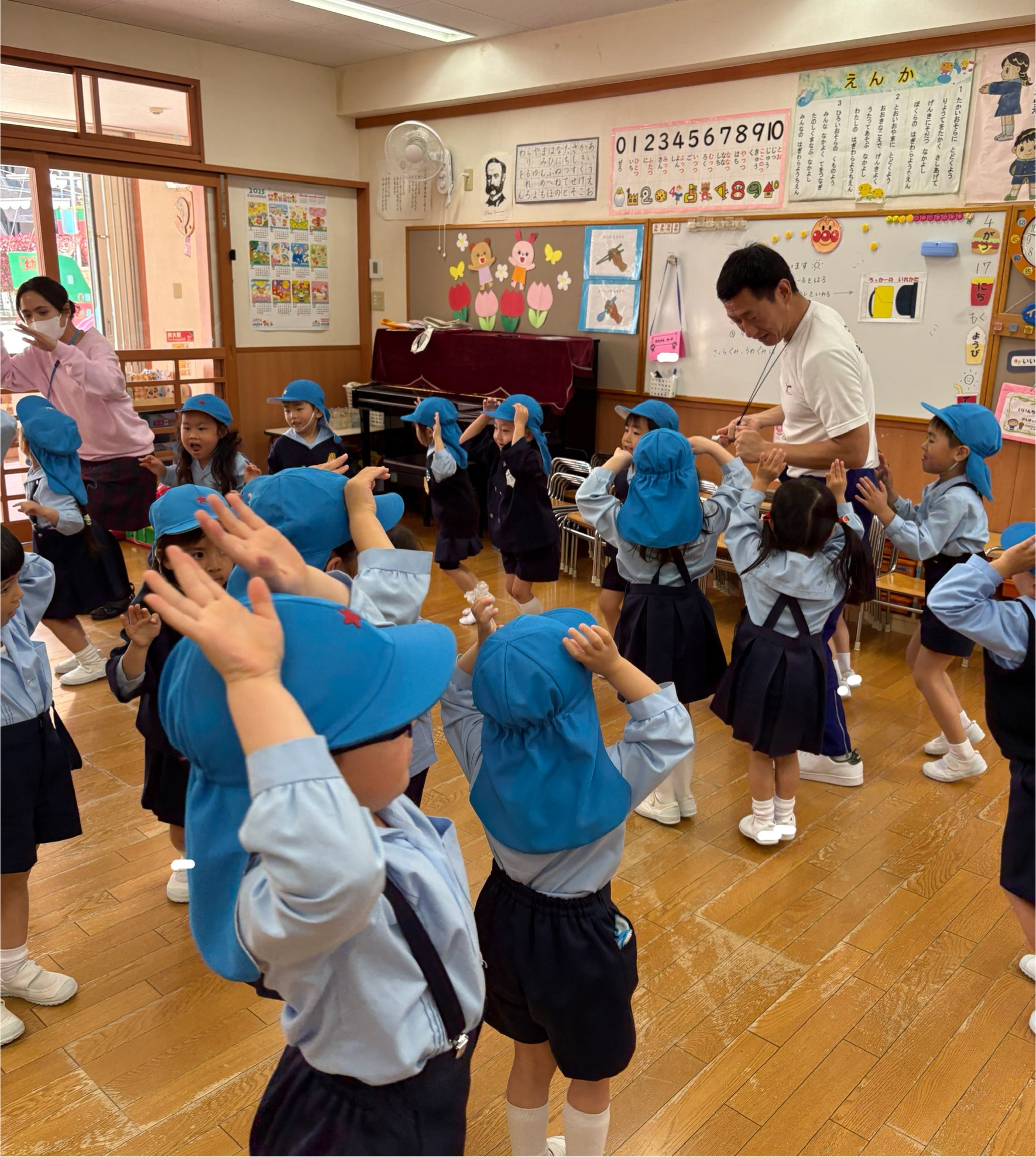 はじめての体操と園内探検💪🏻