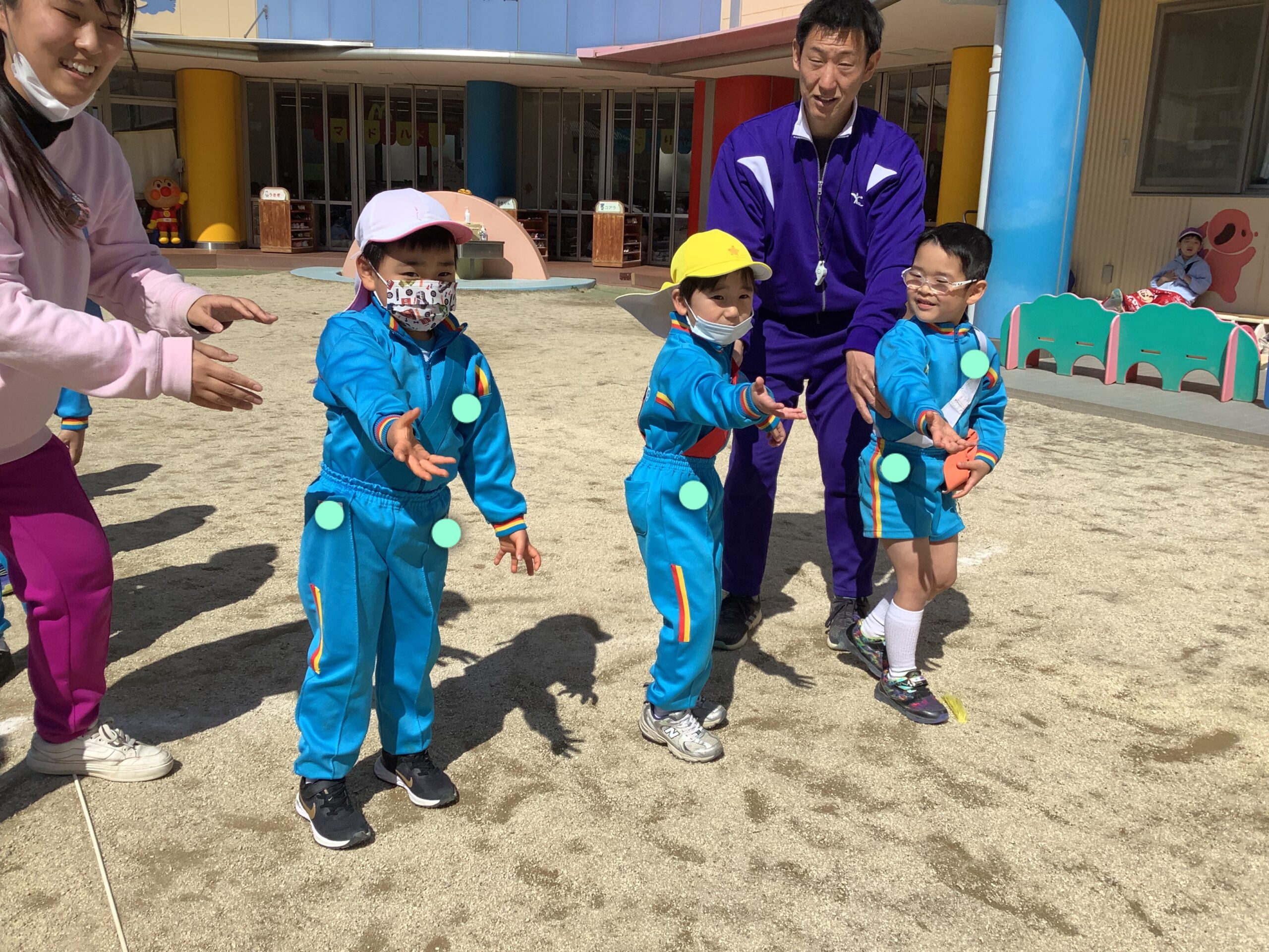 今学期最後の体操💫