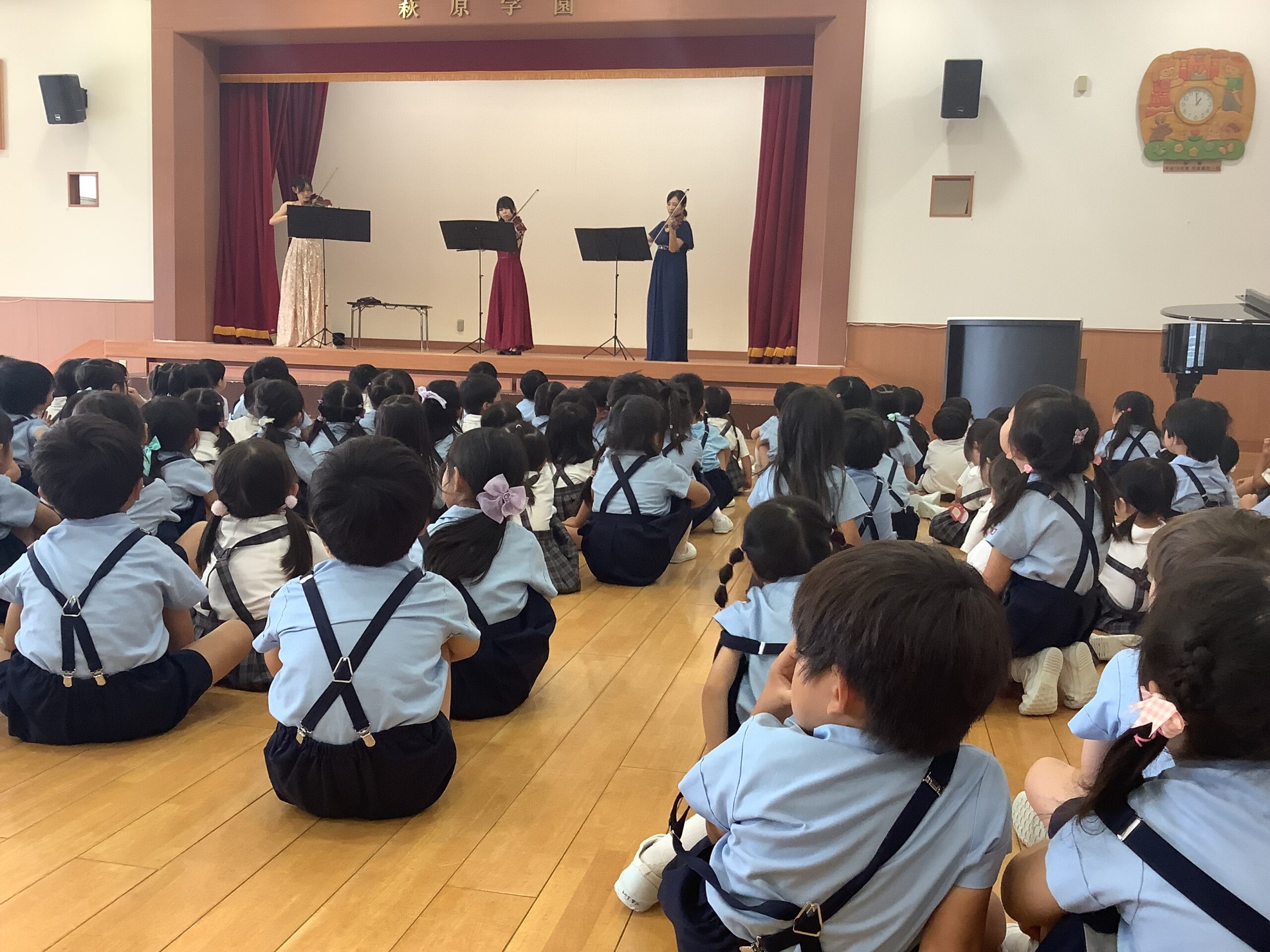 ヴァイオリンコンサートの様子🎻